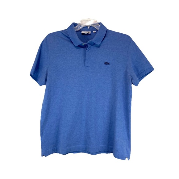 Lacoste Other - Lacoste Polo Shirt Men XL Blue Knit Golf Outdoor College Casual Preppy